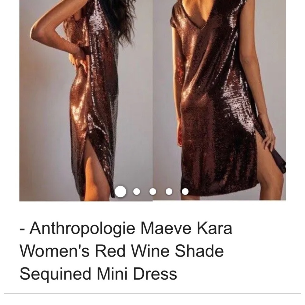 Anthropology Sequin Dress